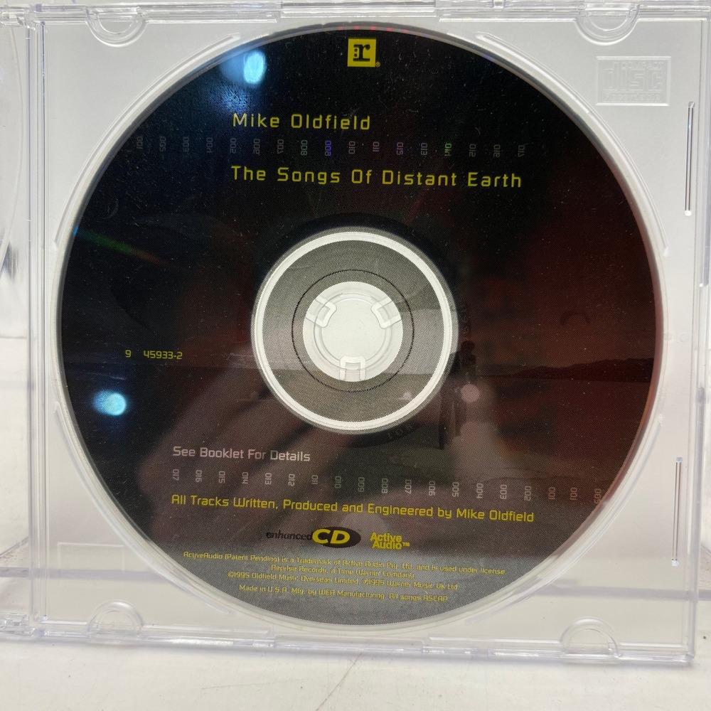 Mike Oldfield The Songs Of Distant Earth CD Album 1994 Reprise 9 45933-2